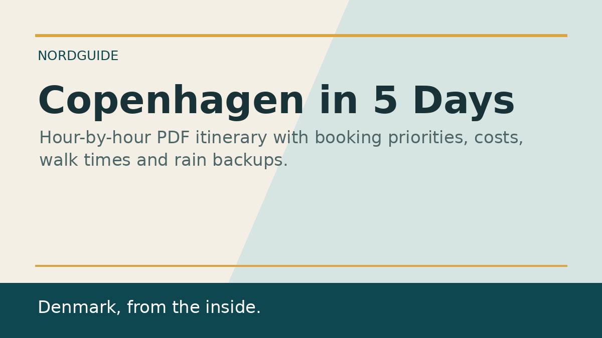 Copenhagen in 5 Days PDF guide cover